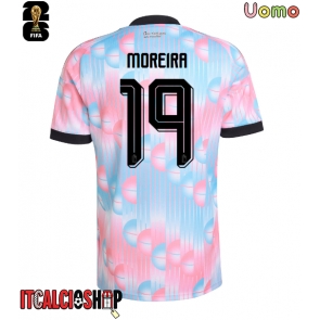 Belgio Diego Moreira #19 Seconda Maglia Mondiali 2026 Manica Corta